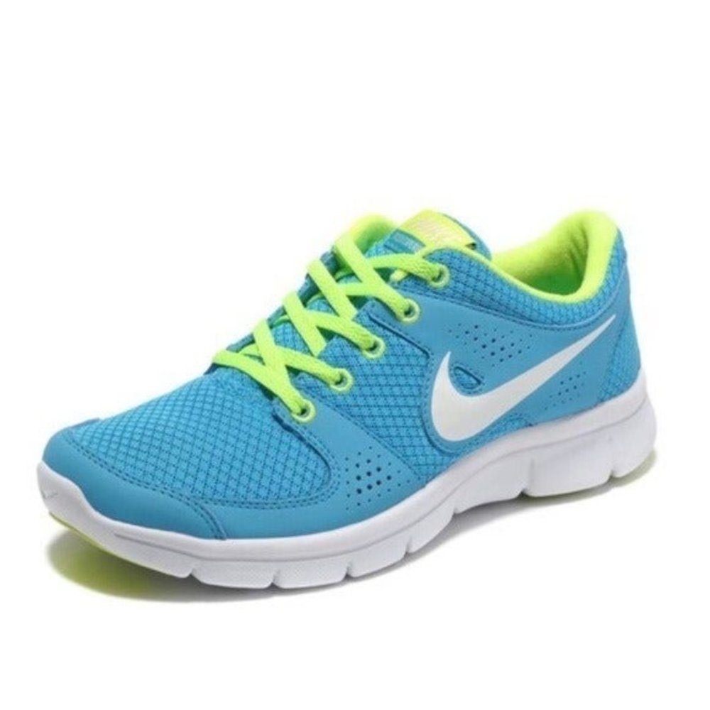 Nike Flex Experience Run blue green size 10 shoes